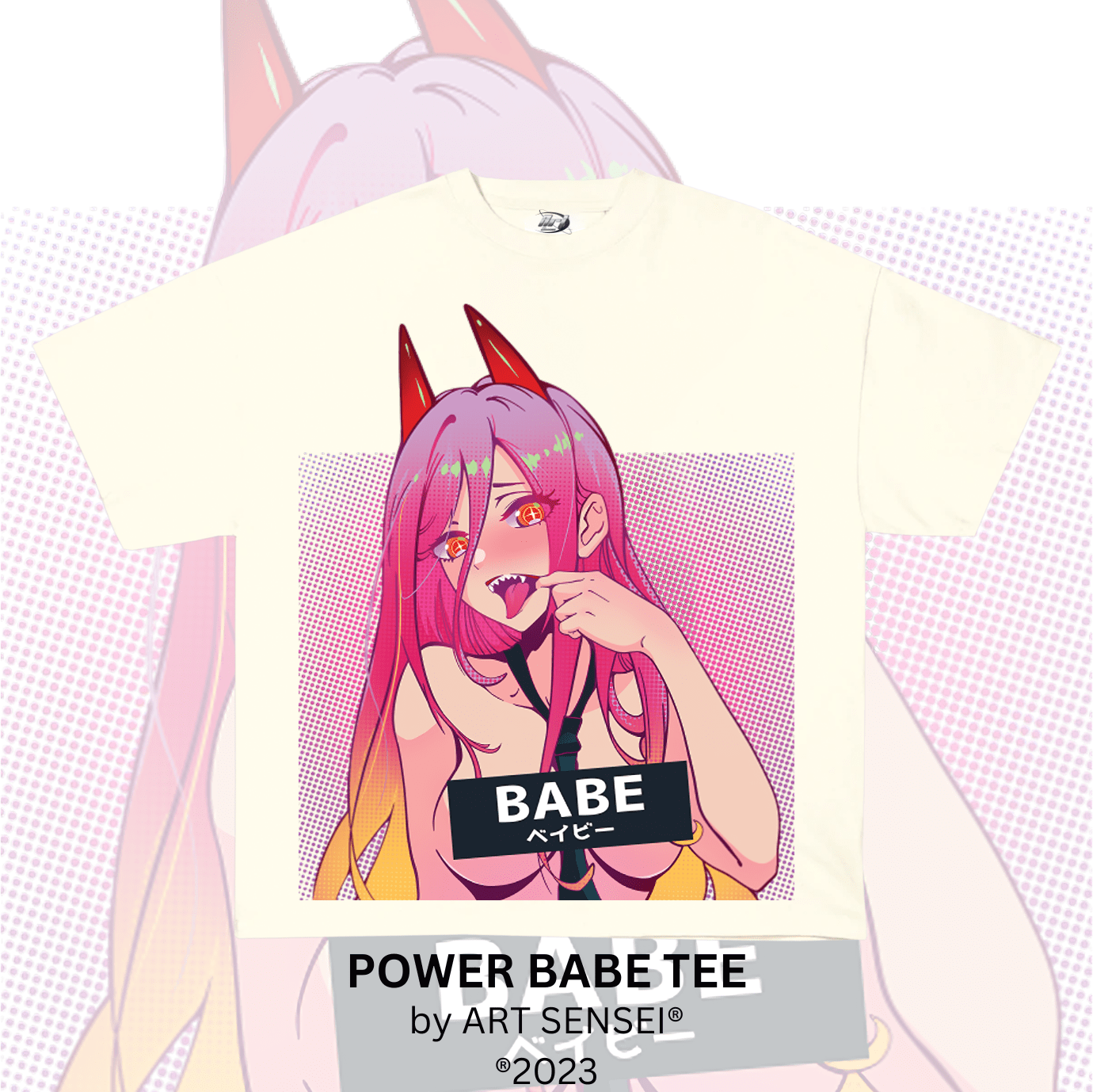 Art Sensei CREAM / S POWER BABE TEE