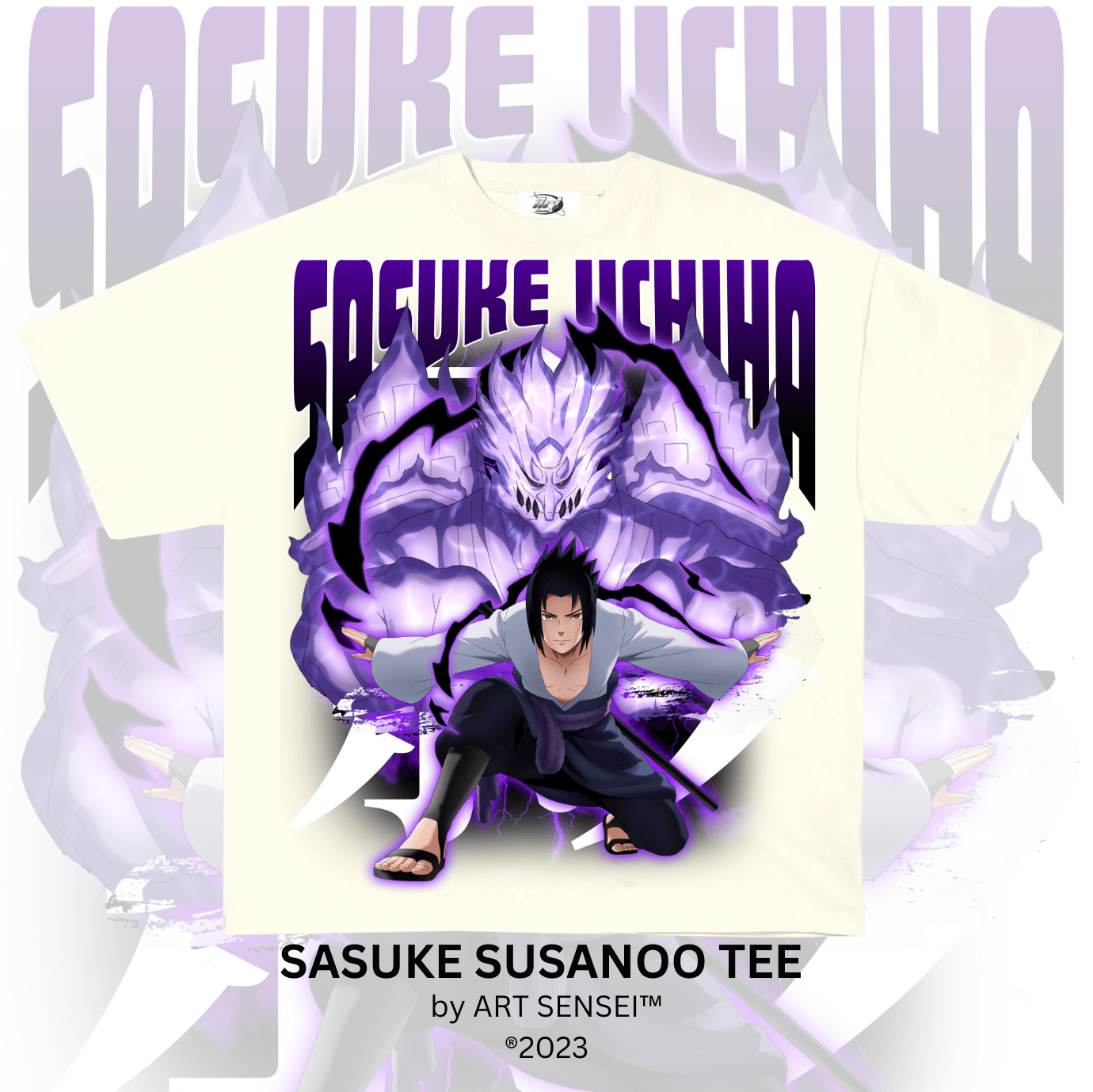 Art Sensei CREAM / S SASUKE SUSANOO TEE