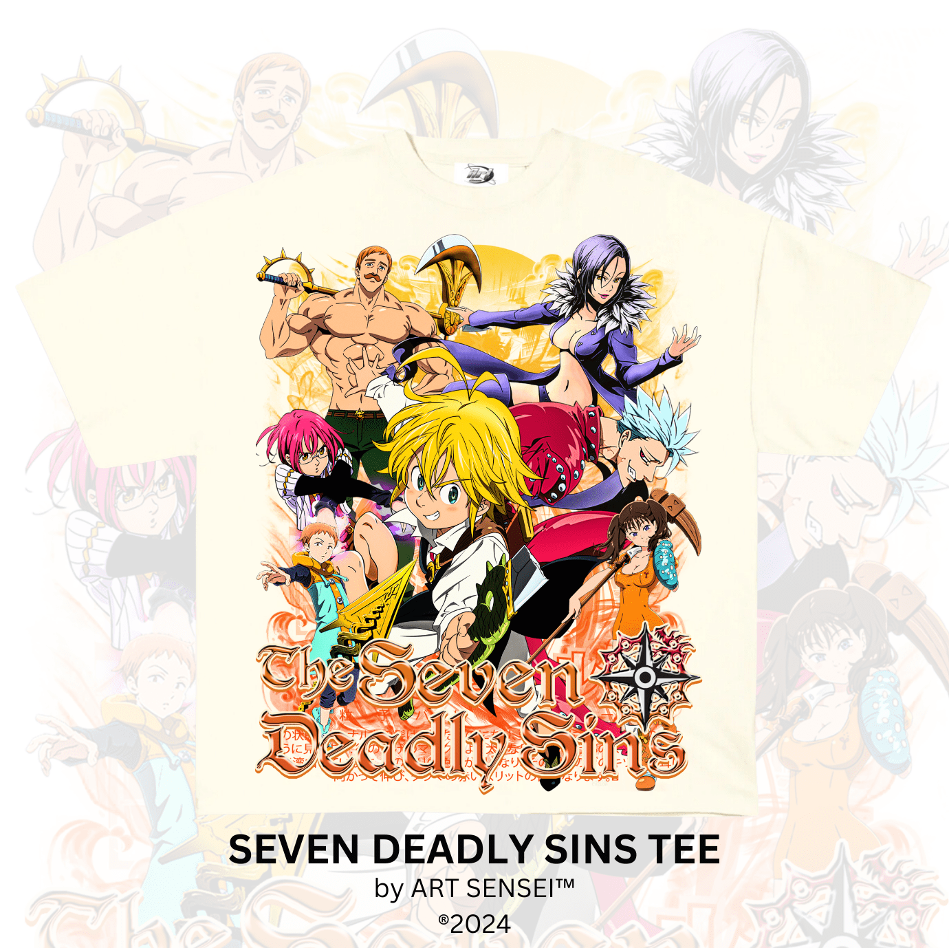 Art Sensei CREAM / S SEVEN DEADLY SINS TEE