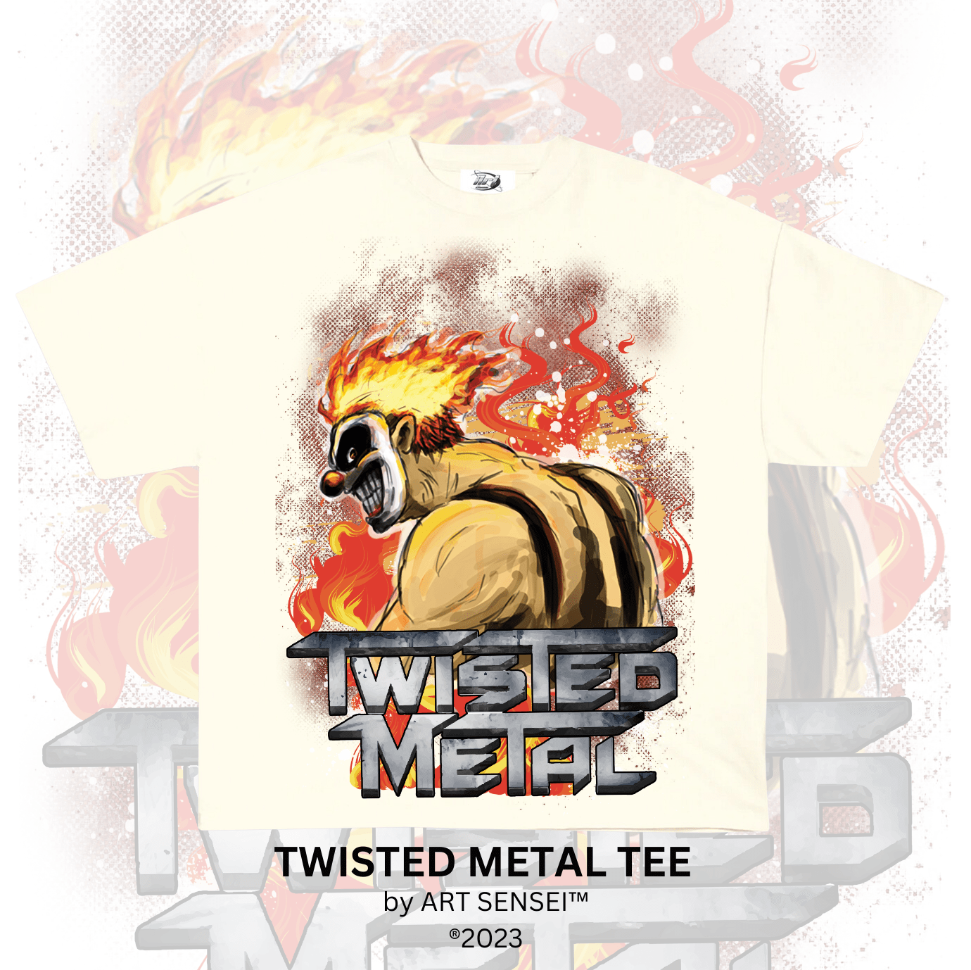 Art Sensei CREAM / S TWISTED METAL TEE