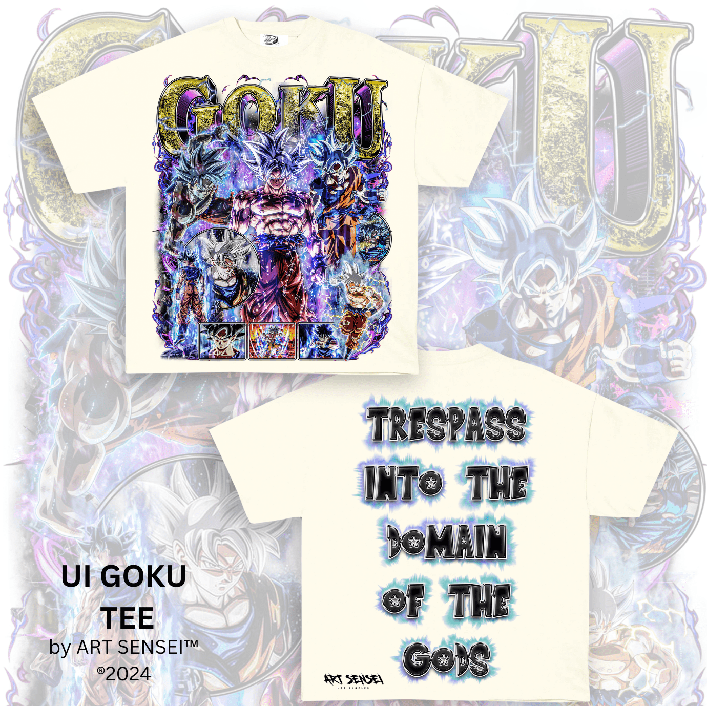 Art Sensei CREAM / S UI GOKU TEE DOUBLE SIDE PRINT