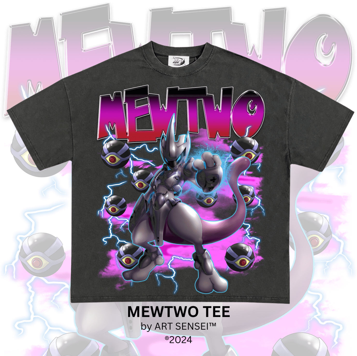 Art Sensei MEWTWO TEE