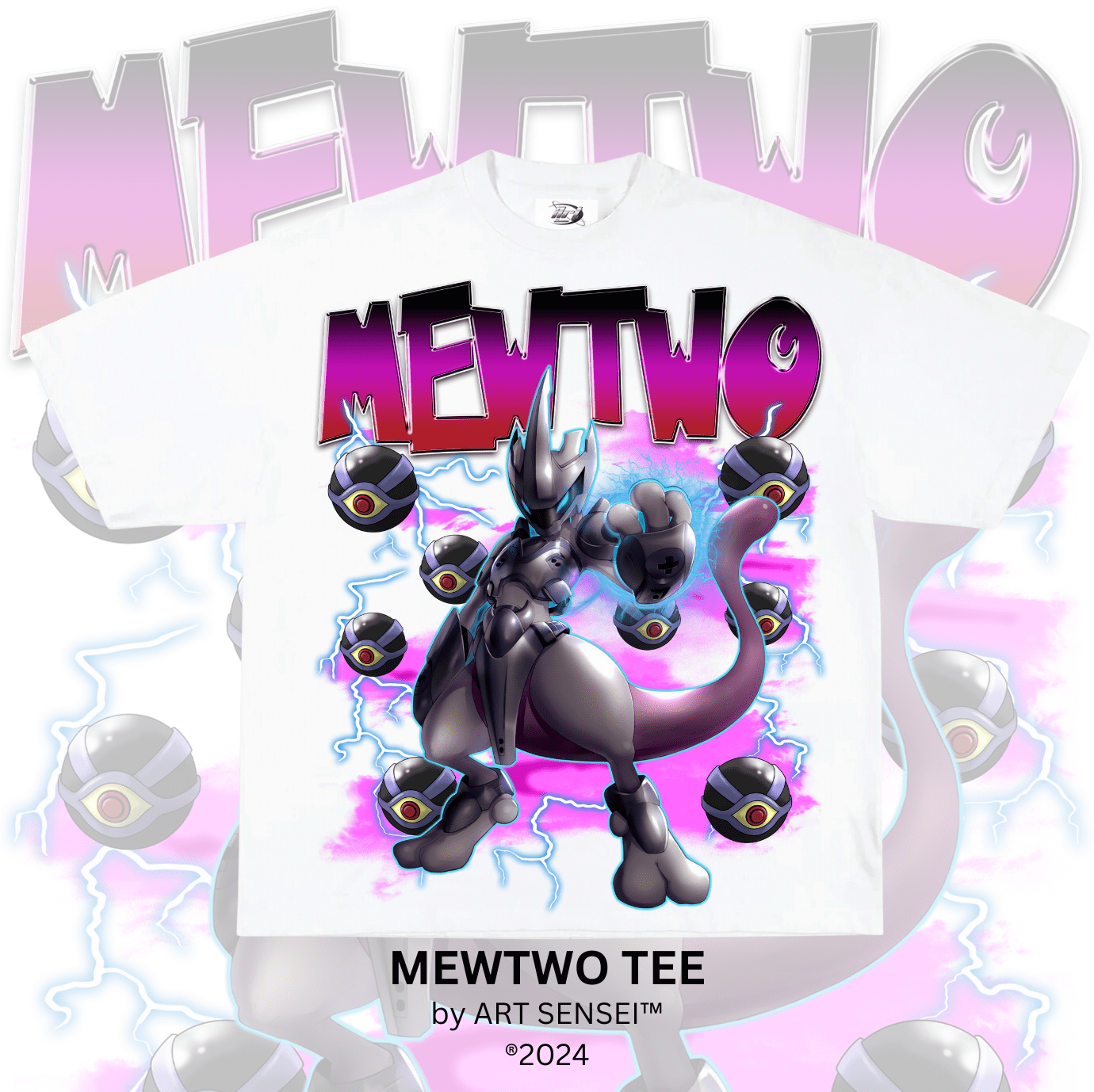 Art Sensei MEWTWO TEE