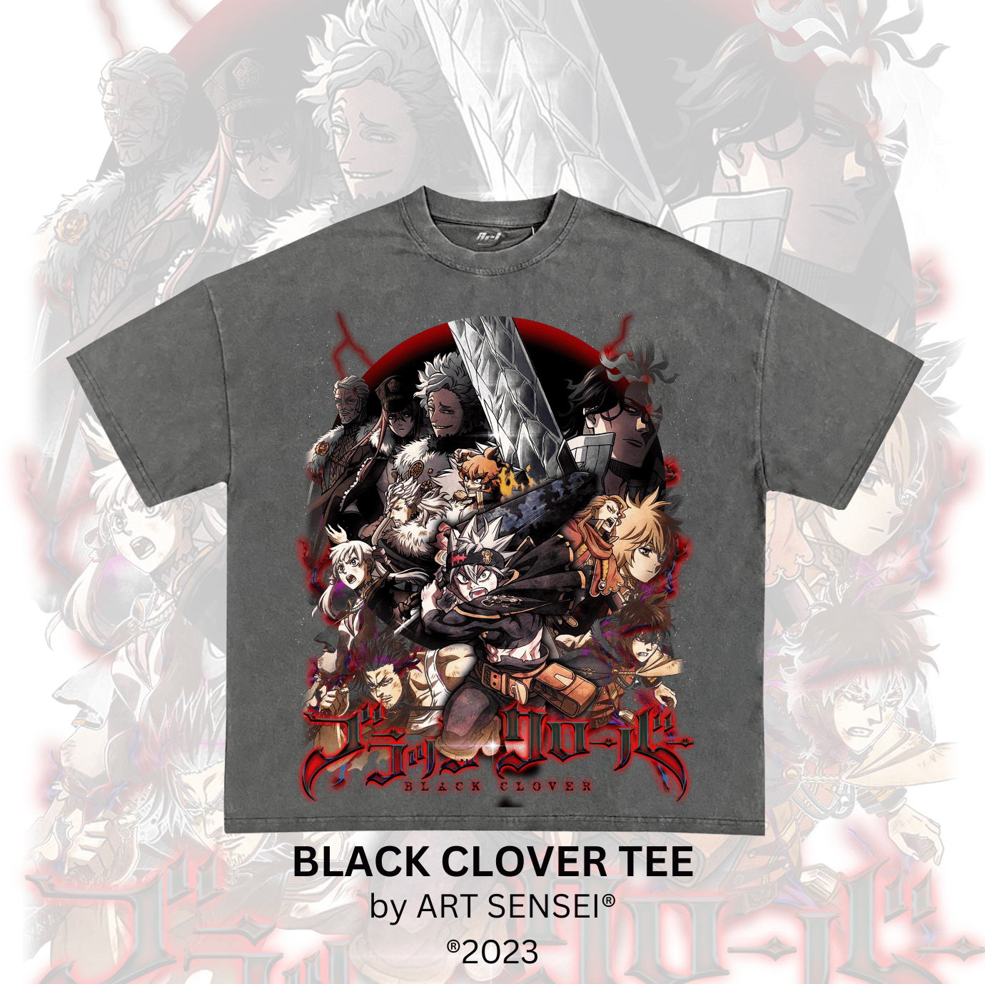 Art Sensei PEPPER / S BLACK CLOVER TEE