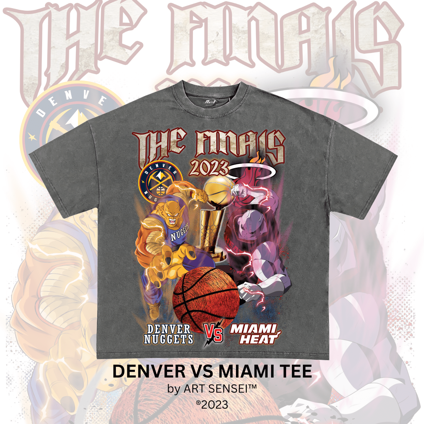 Art Sensei PEPPER / S DENVER VS MIAMI TEE