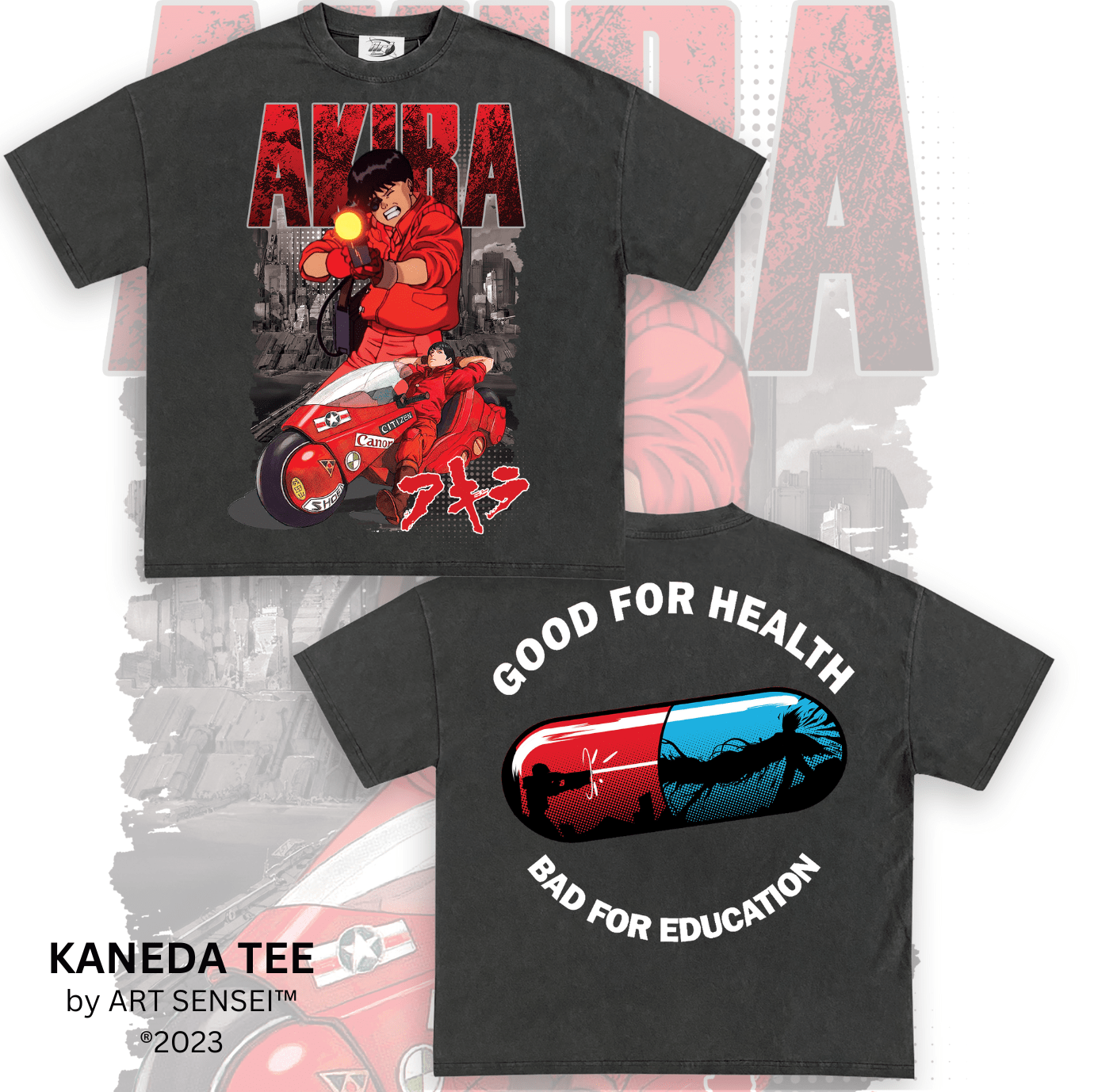 Art Sensei PEPPER / S KANEDA TEE DOUBLE SIDE PRINT