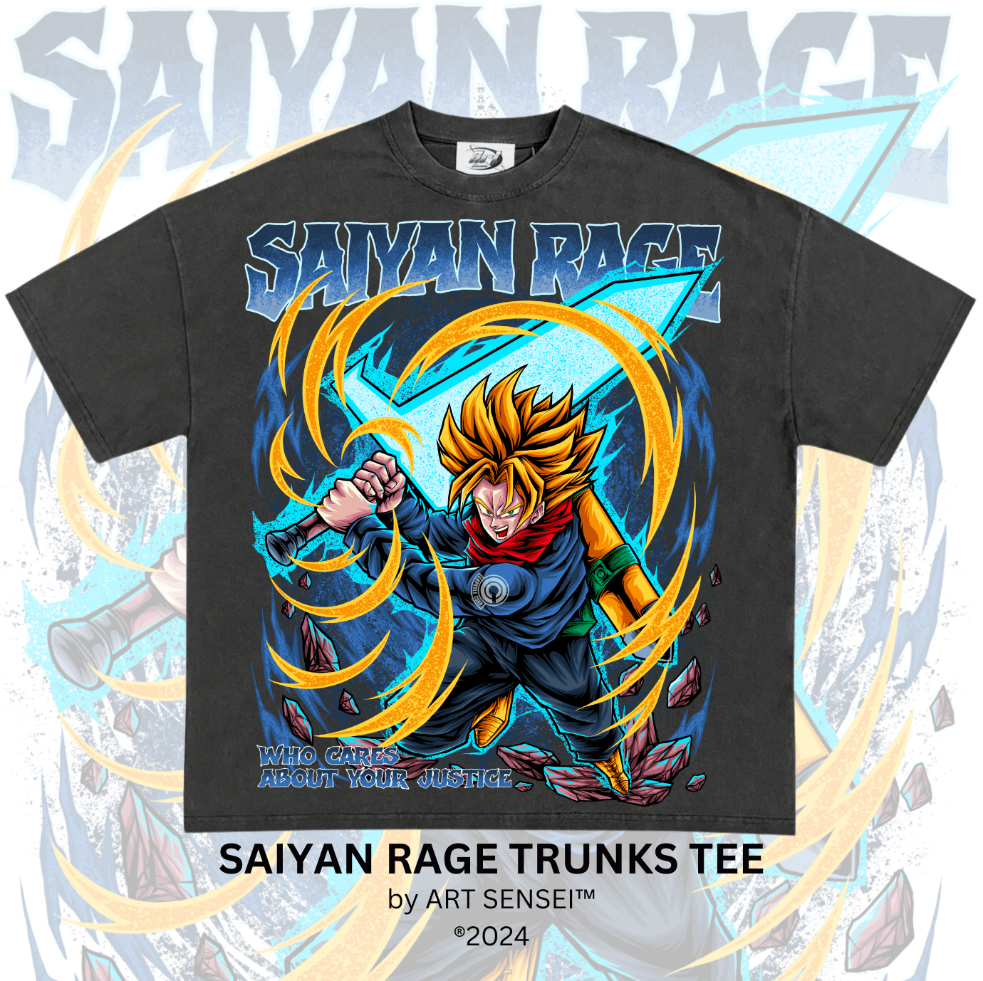 Art Sensei PEPPER / S SAIYAN RAGE TRUNKS TEE