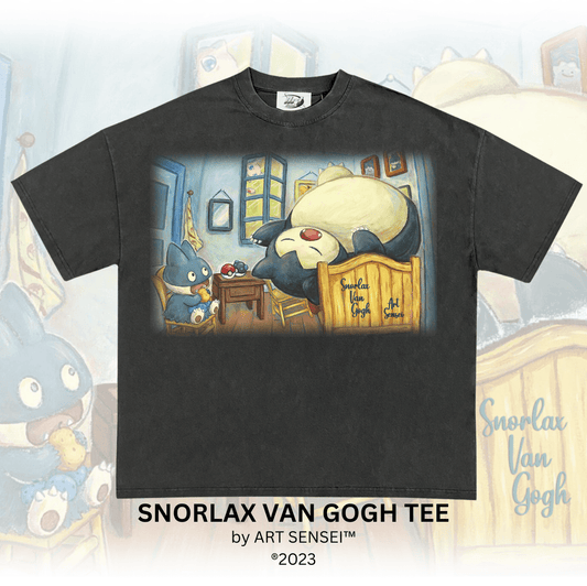 Art Sensei PEPPER / S SNORLAX VAN GOGH TEE