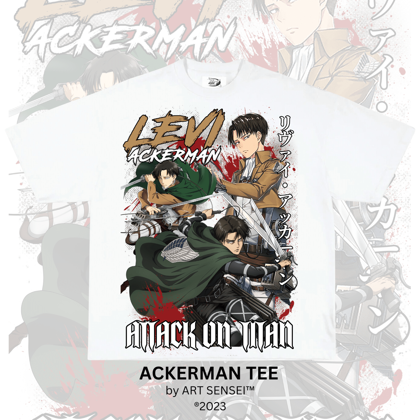 Art Sensei WHITE / S ACKERMAN TEE