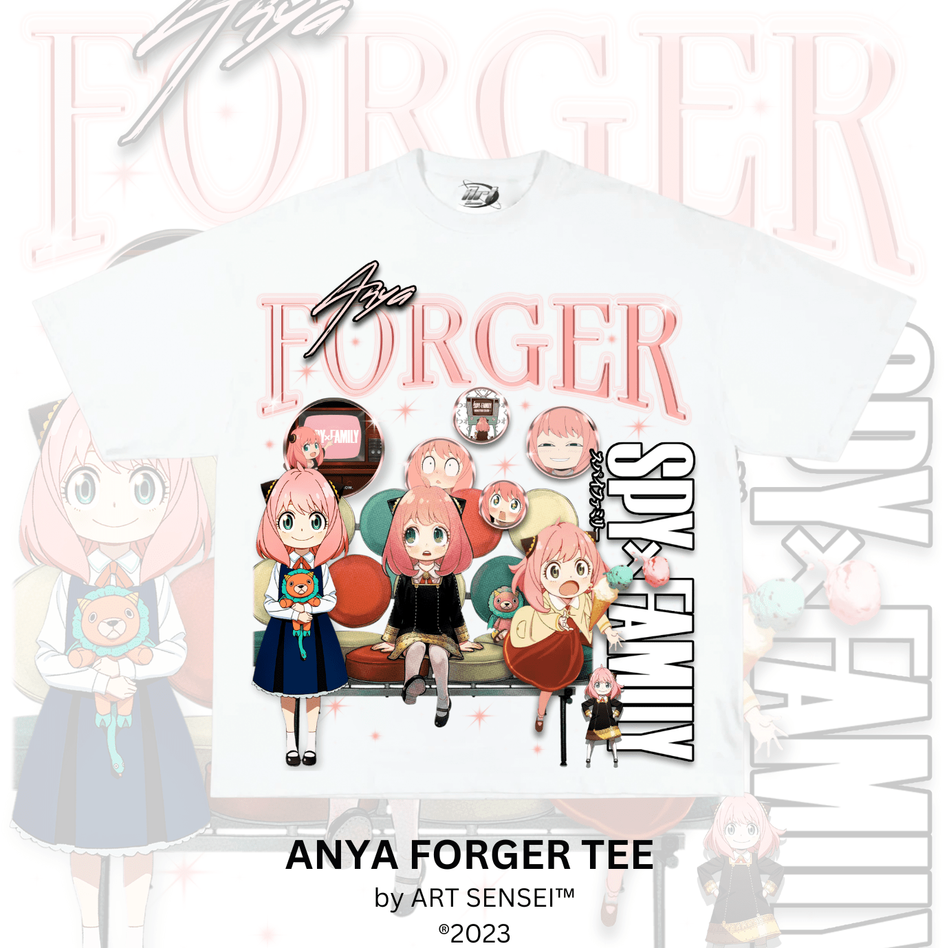 Art Sensei WHITE / S ANYA FORGER TEE