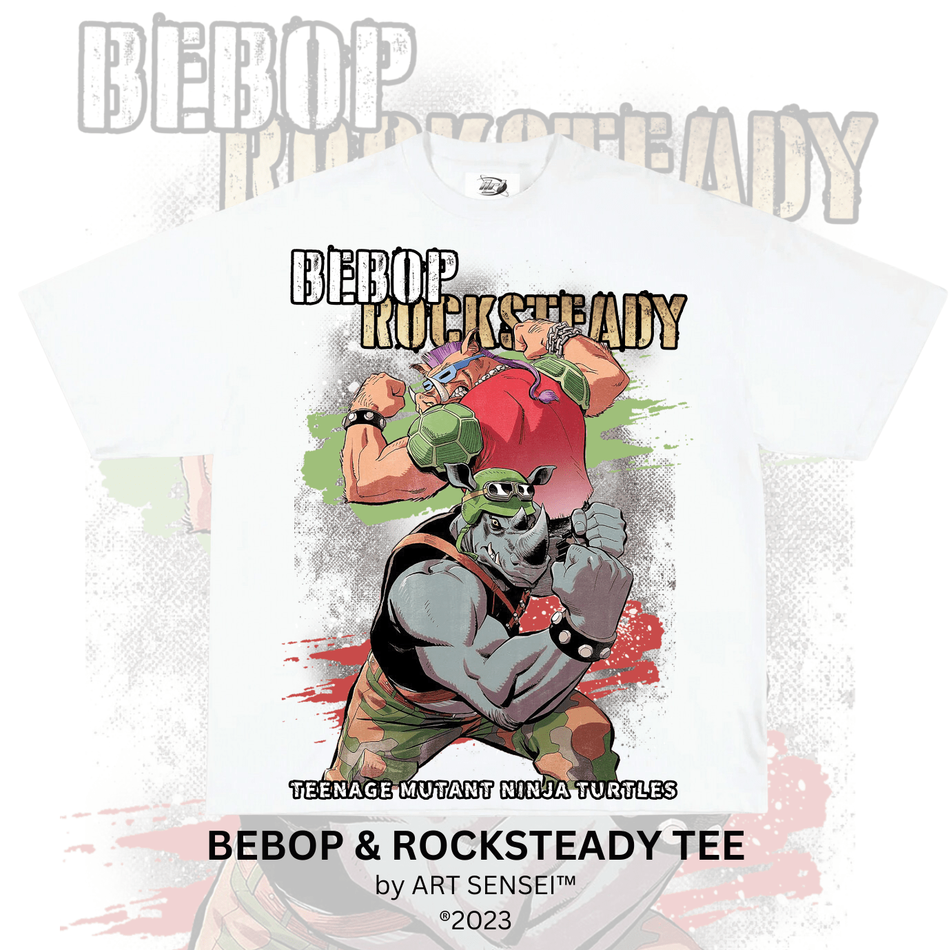 Art Sensei WHITE / S BEBOP & ROCKSTEADY TEE