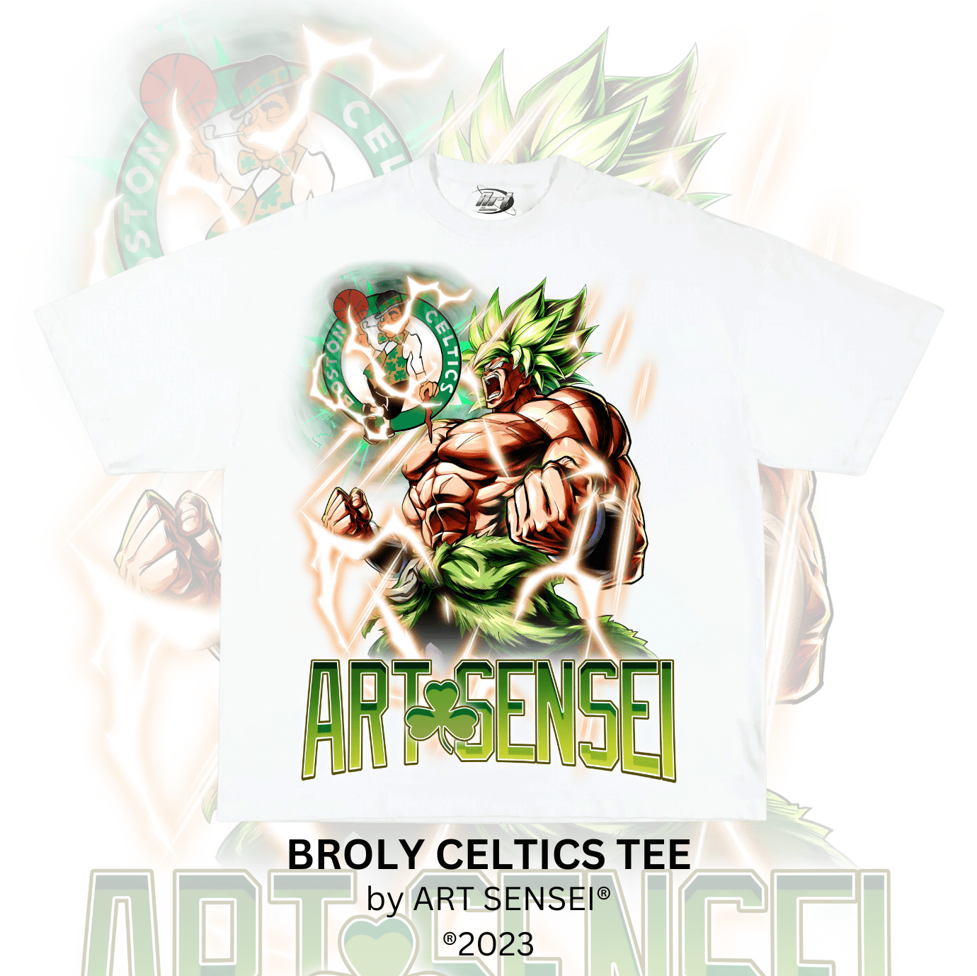 Art Sensei WHITE / S BROLY CELTICS TEE