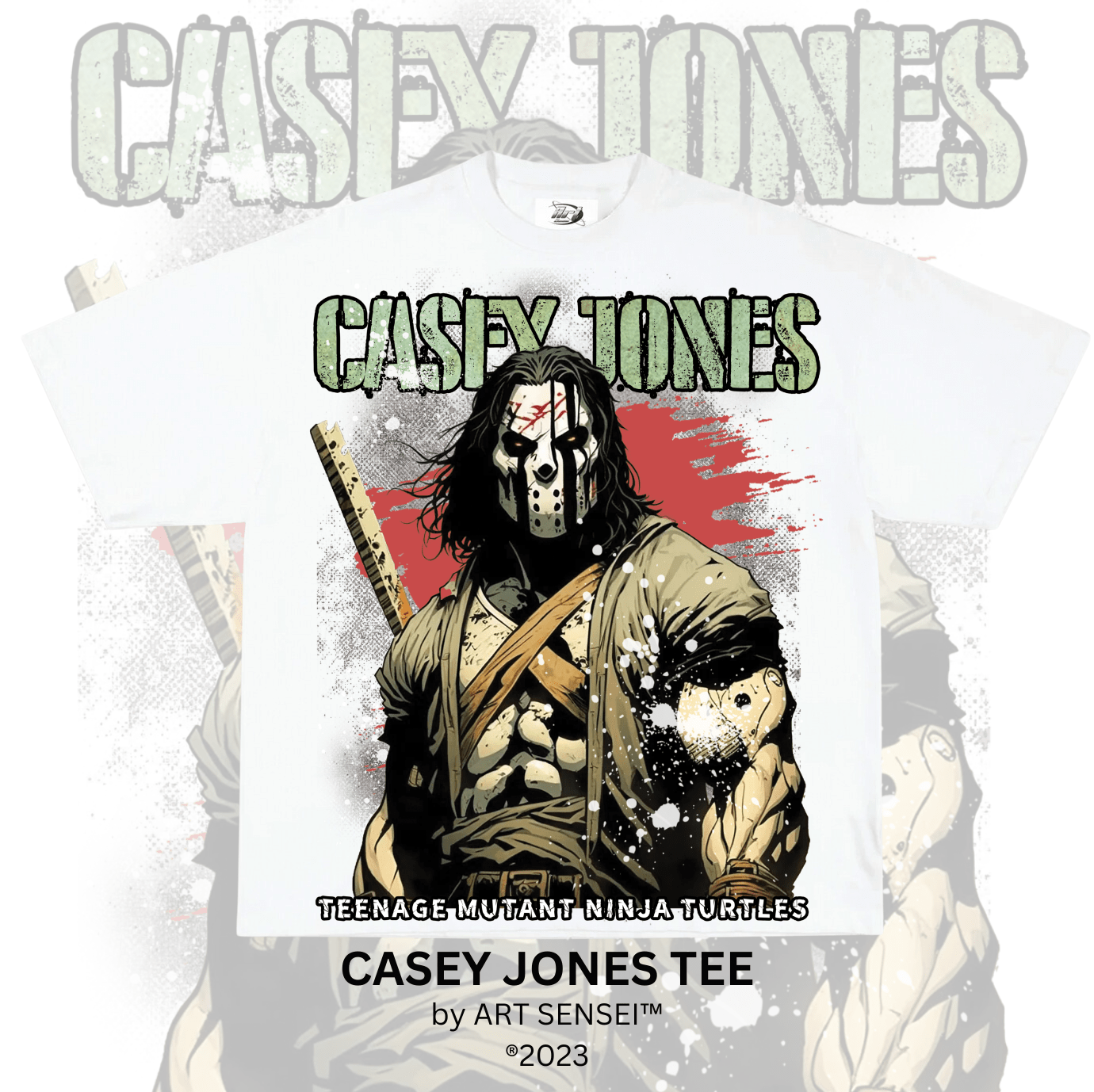 Art Sensei WHITE / S CASEY JONES TEE