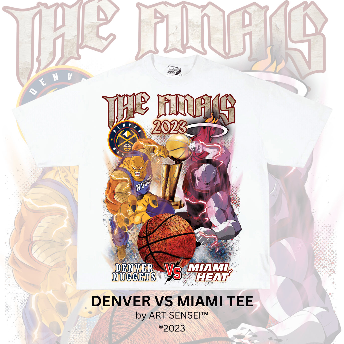 Art Sensei WHITE / S DENVER VS MIAMI TEE