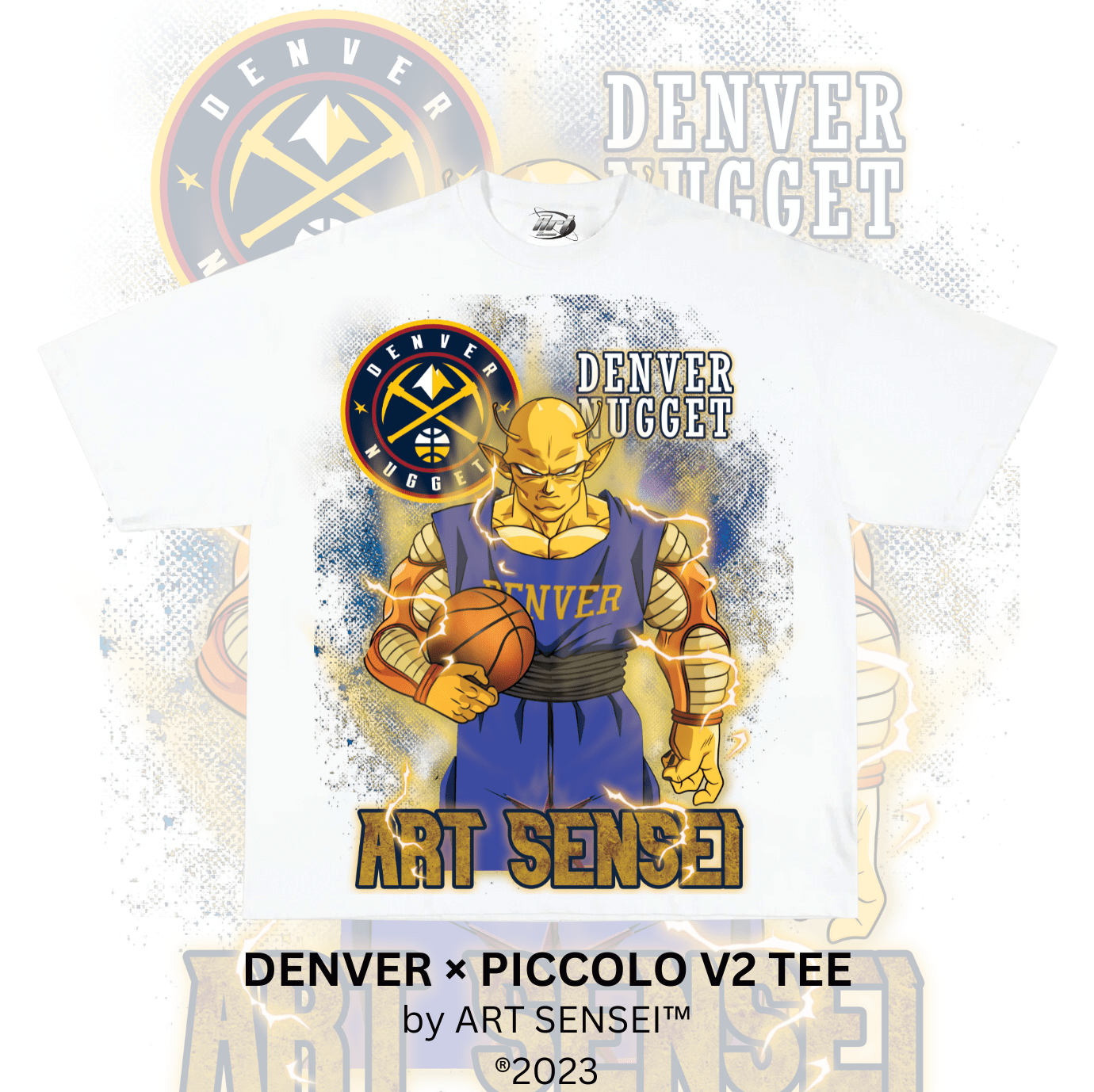 Art Sensei WHITE / S DENVER × PICCOLO V2 TEE