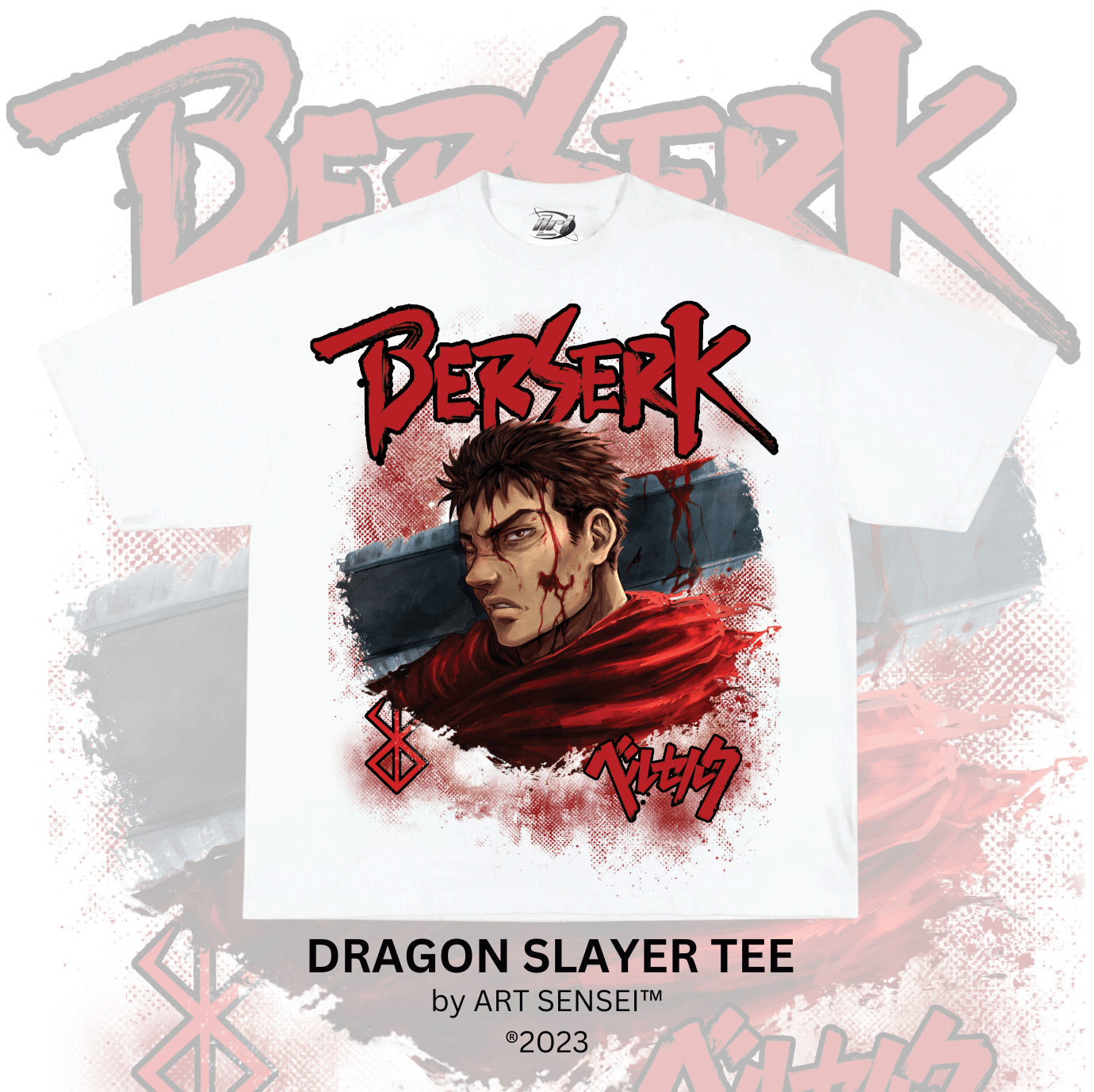 Art Sensei WHITE / S DRAGON SLAYER TEE