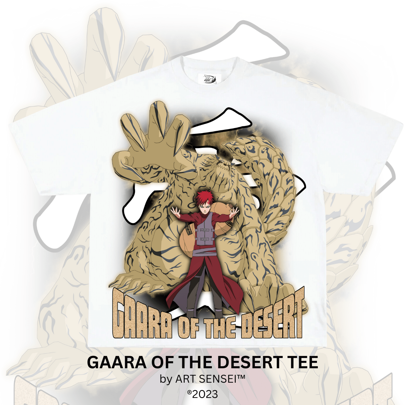 Art Sensei WHITE / S GAARA OF THE DESERT TEE