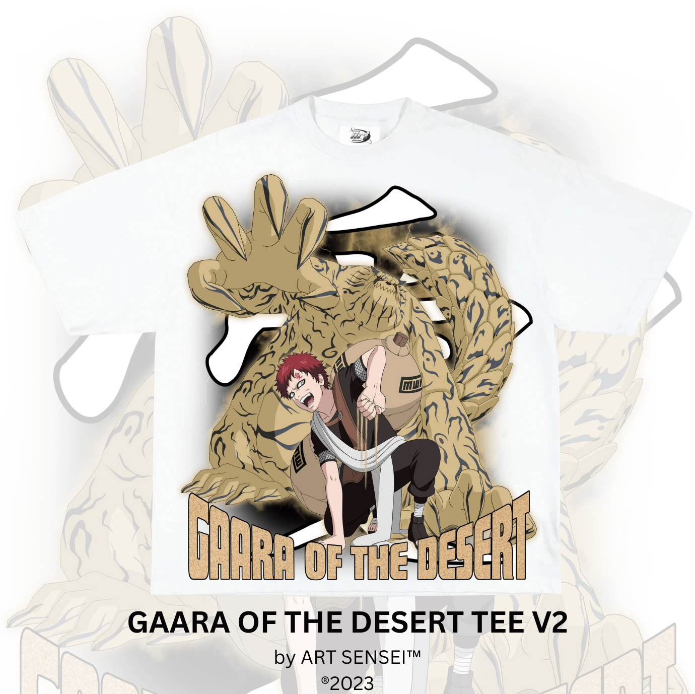 Art Sensei WHITE / S GAARA OF THE DESERT TEE V2