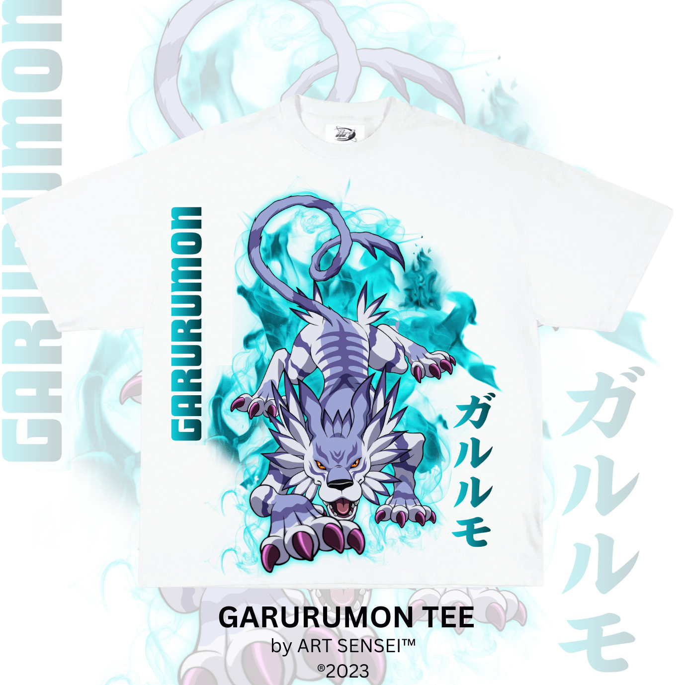 Art Sensei WHITE / S GARURUMON TEE