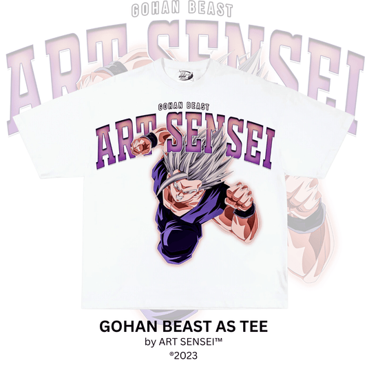 Art Sensei WHITE / S GOHAN BEAST AS TEE