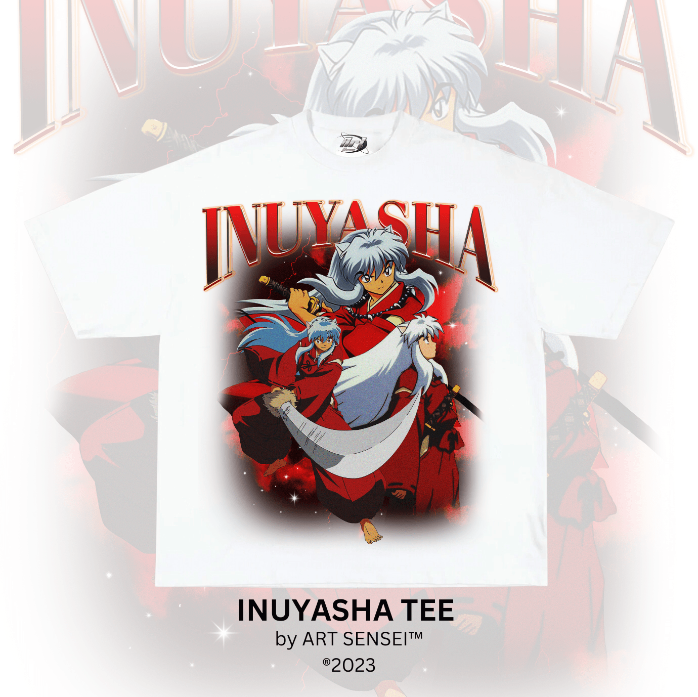 Art Sensei WHITE / S INUYASHA TEE (C)