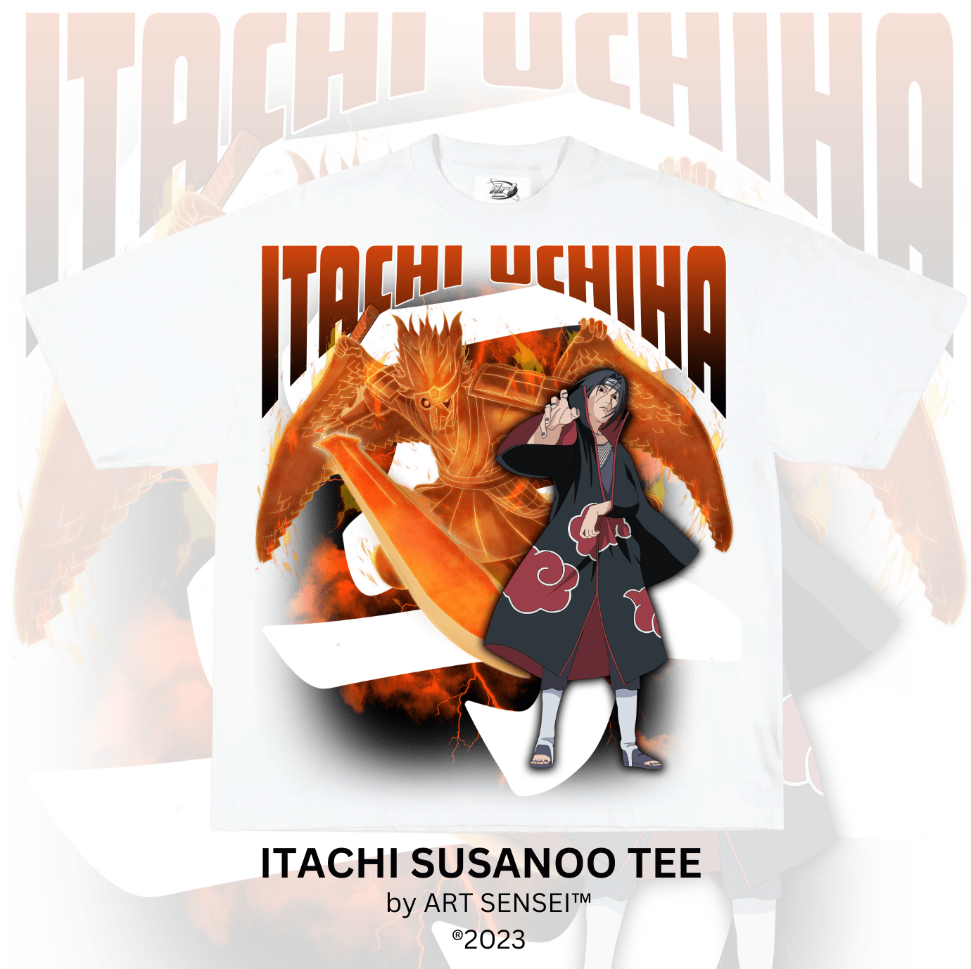 Art Sensei WHITE / S ITACHI SUSANOO TEE