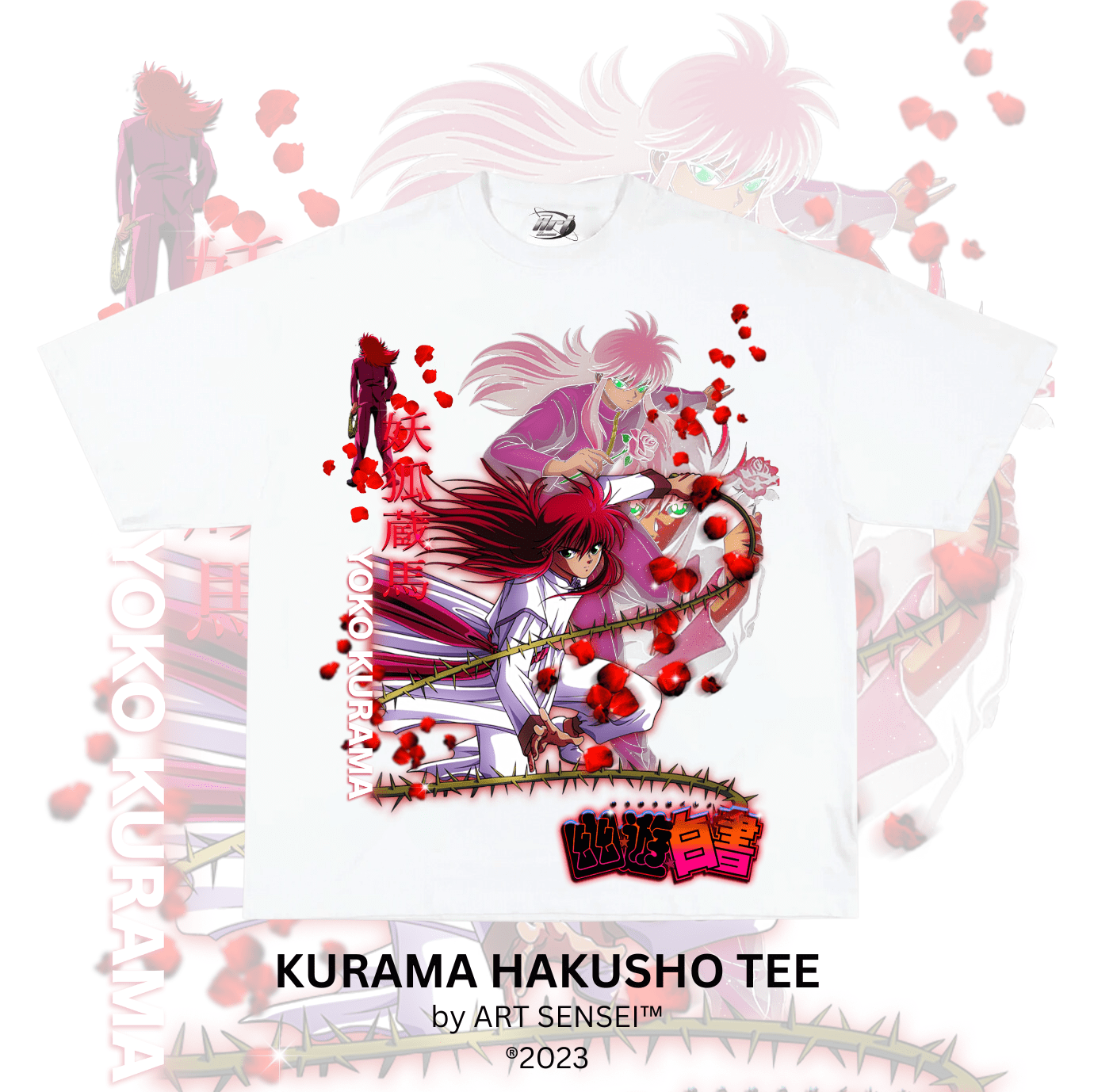 Art Sensei WHITE / S KURAMA HAKUSHO TEE