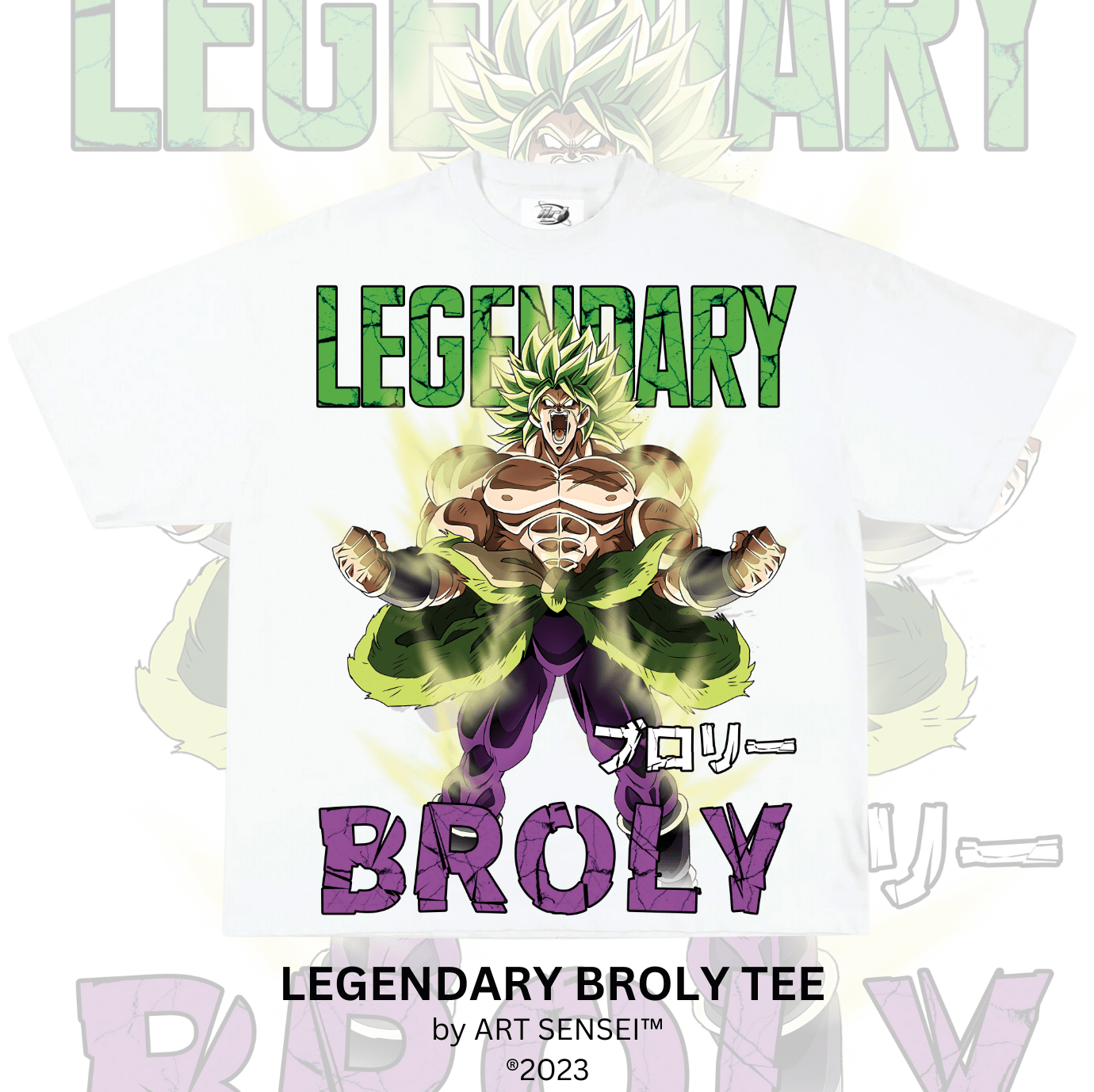 Art Sensei WHITE / S LEGENDARY BROLY TEE