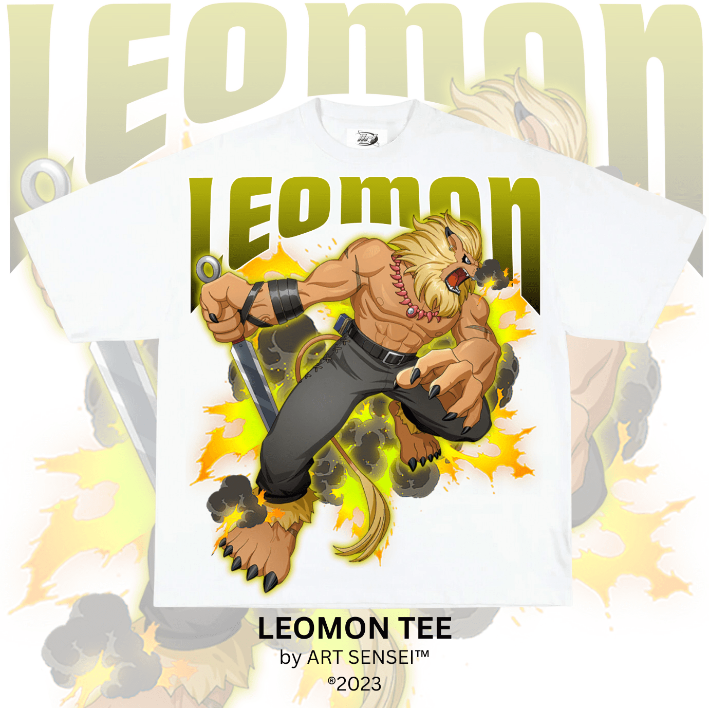 Art Sensei WHITE / S LEOMON TEE