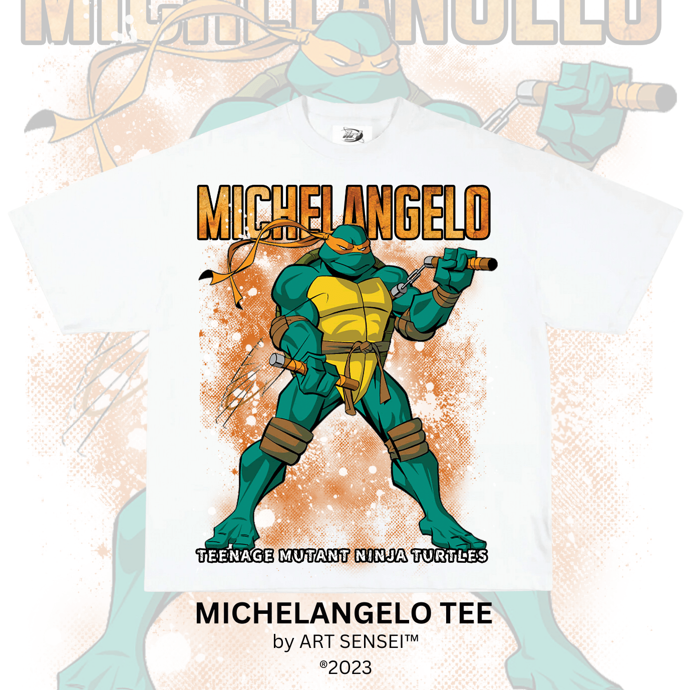 Art Sensei WHITE / S MICHELANGELO TEE