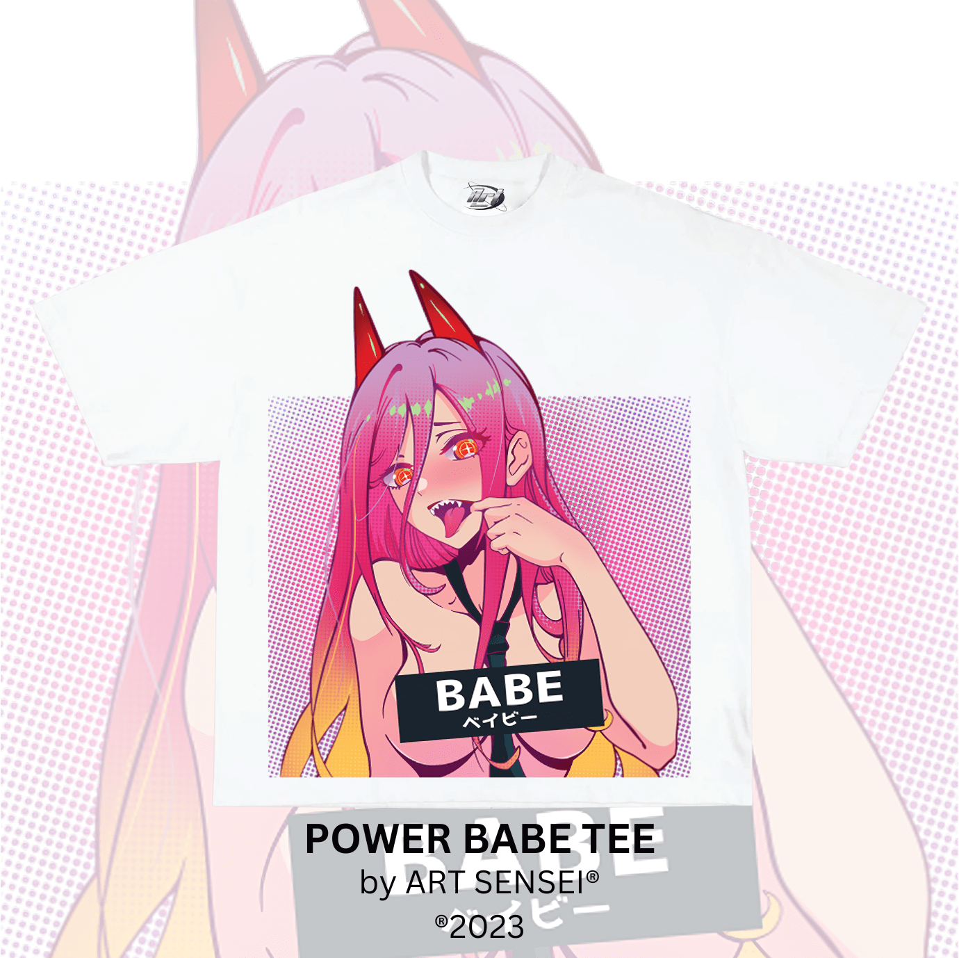 Art Sensei WHITE / S POWER BABE TEE