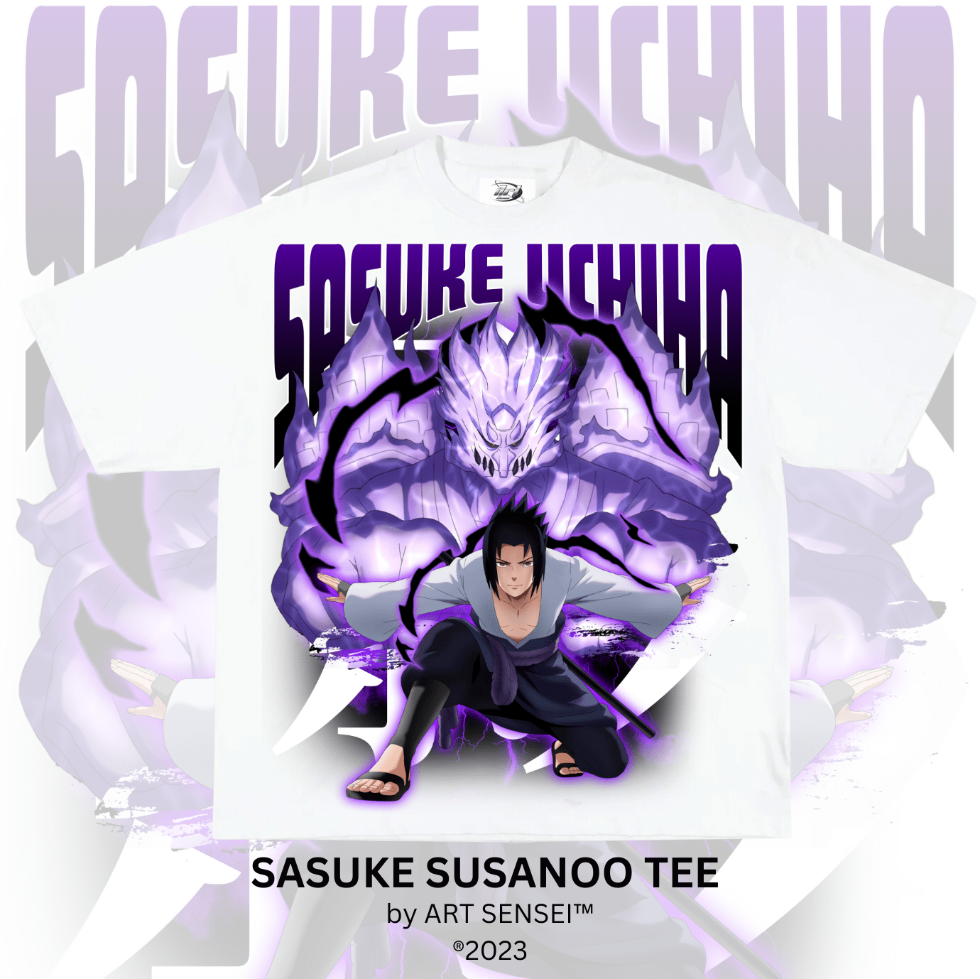 Art Sensei WHITE / S SASUKE SUSANOO TEE