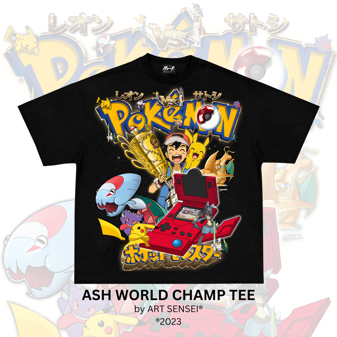 Art Sensei BLACK / S ASH WORLD CHAMP TEE