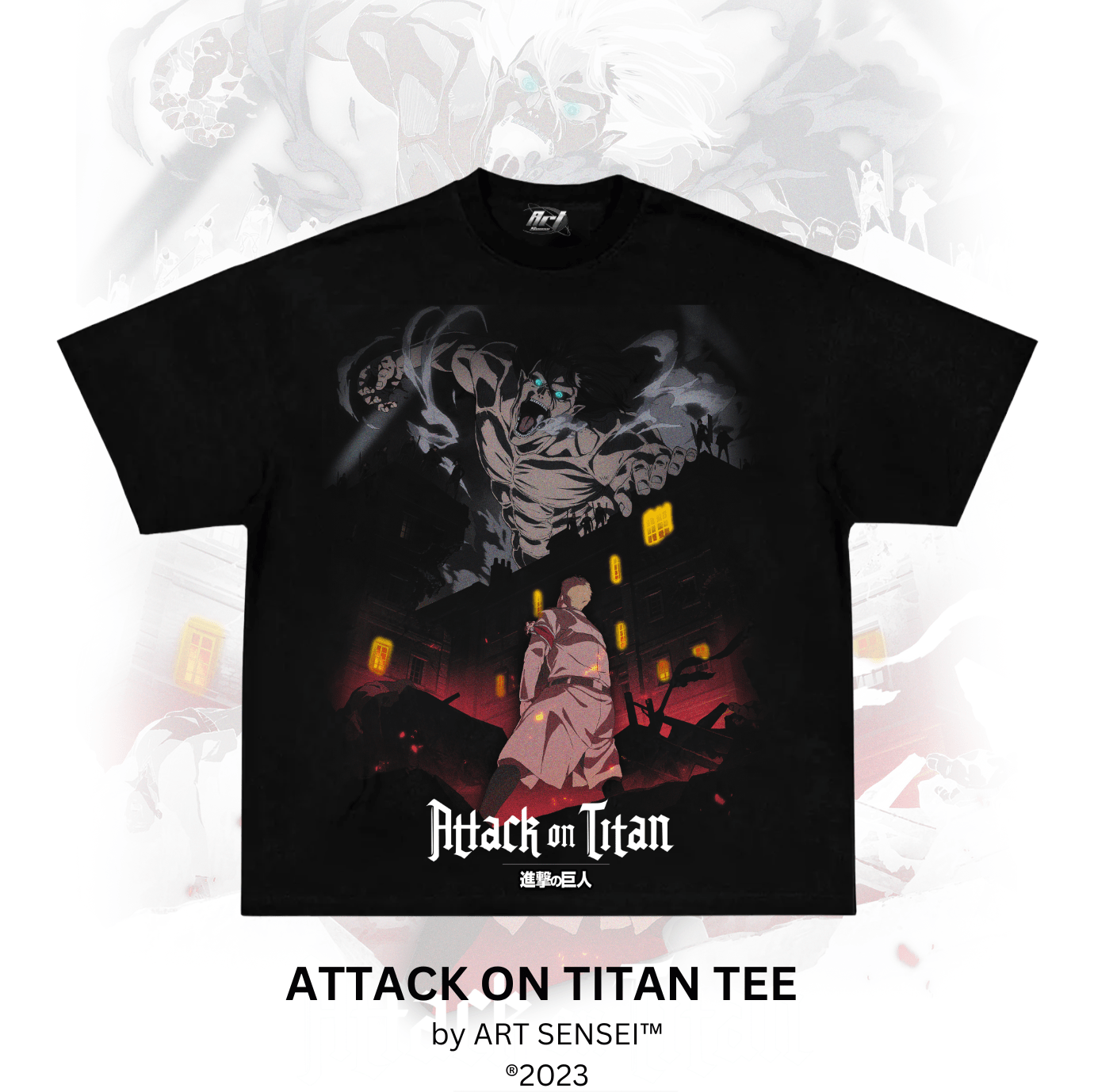 Art Sensei BLACK / S ATTACK ON TITAN TEE (B)