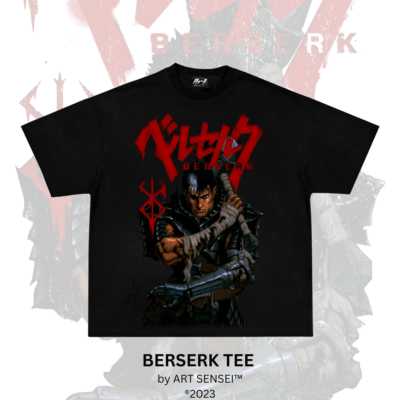 Art Sensei BLACK / S BERSERK TEE (B)