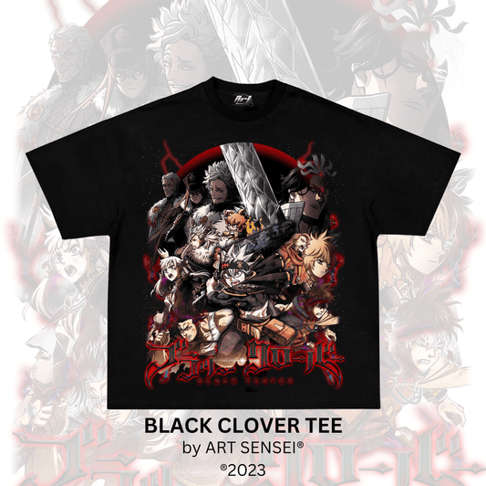 Art Sensei BLACK / S BLACK CLOVER TEE (B)