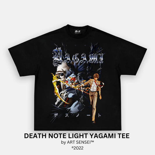 Art Sensei BLACK / S DEATH NOTE LIGHT YAGAMI TEE (B)