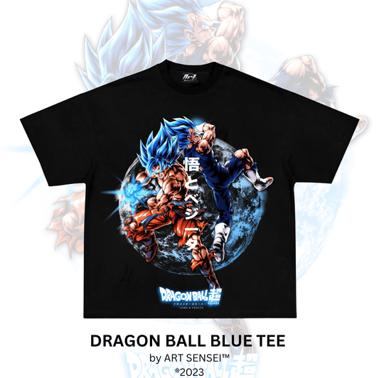 Art Sensei BLACK / S DRAGON BALL BLUE TEE (B)