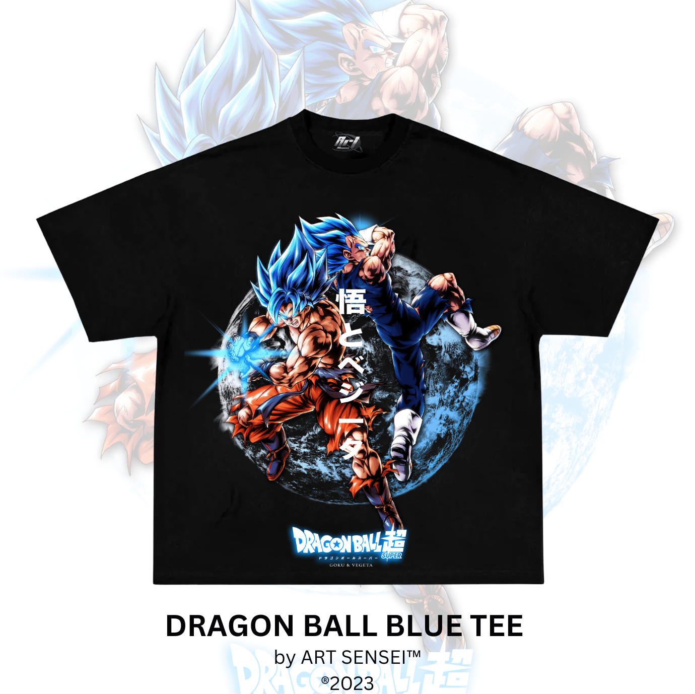 Art Sensei BLACK / S DRAGON BALL BLUE TEE (P)