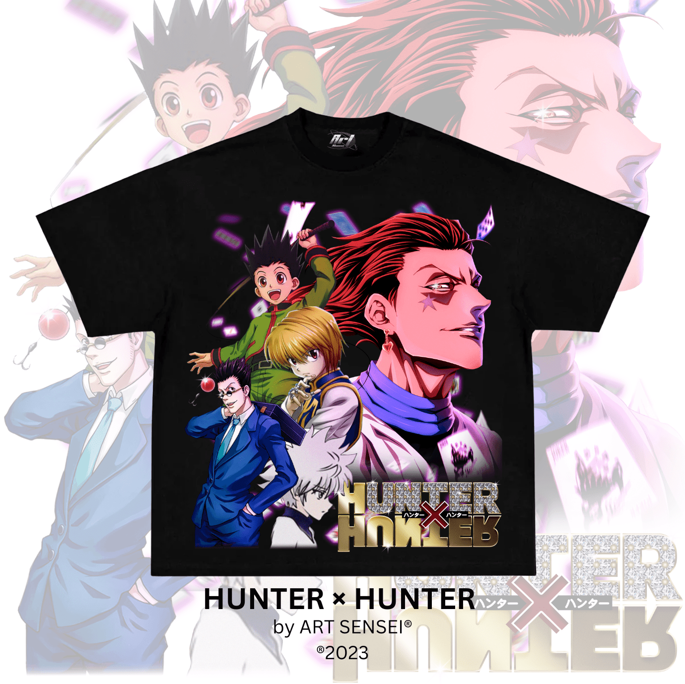 Art Sensei BLACK / S HUNTER X HUNTER TEE (C)