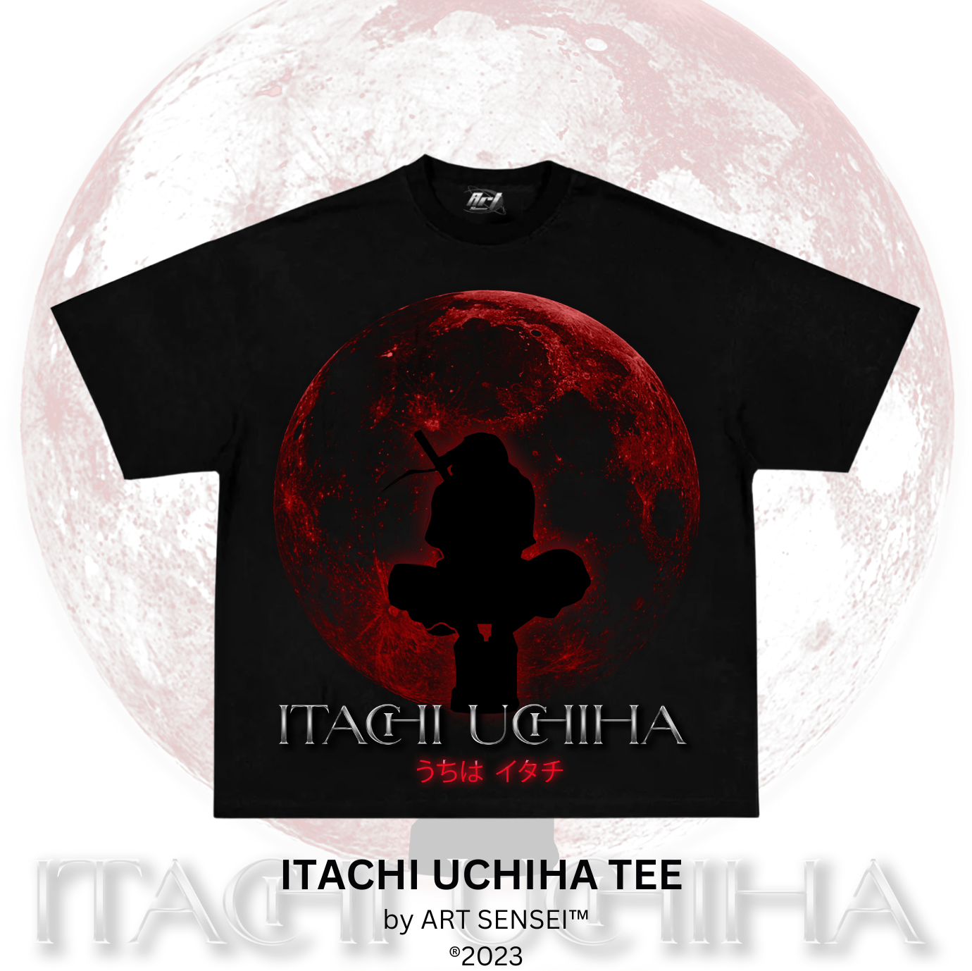 Art Sensei BLACK / S ITACHI UCHIHA TEE (B)