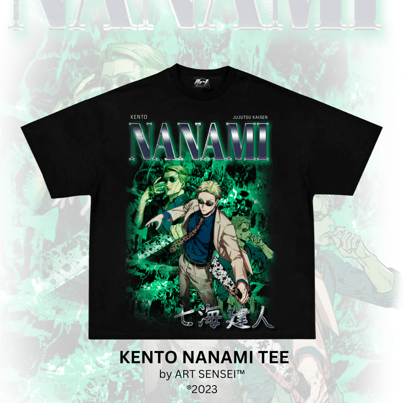 Art Sensei BLACK / S KENTO NANAMI TEE (B)