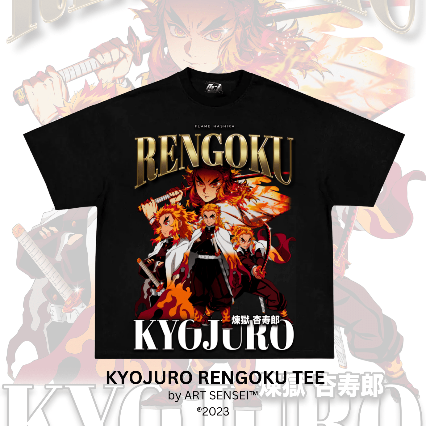 Art Sensei BLACK / S KYOJURO RENGOKU TEE (B)