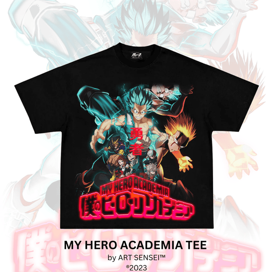 Art Sensei BLACK / S MY HERO ACADEMIA TEE (B)