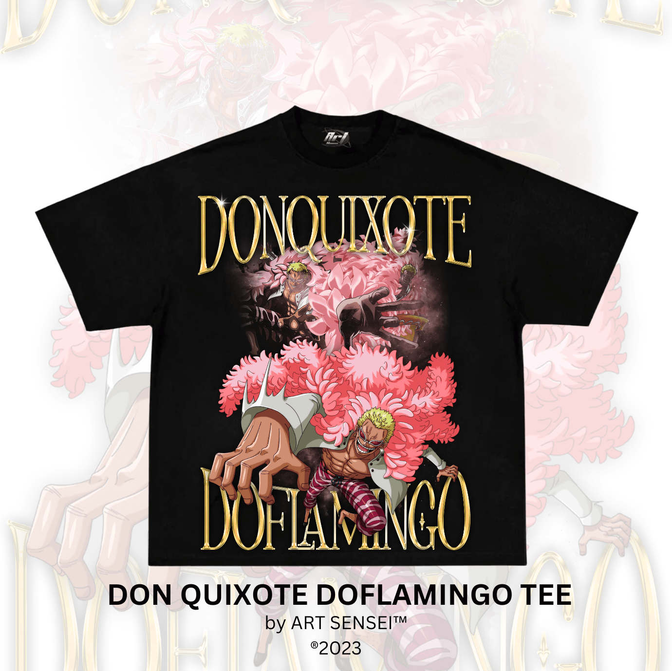 Art Sensei BLACK / S ONE PIECE DOFLAMINGO TEE (B)