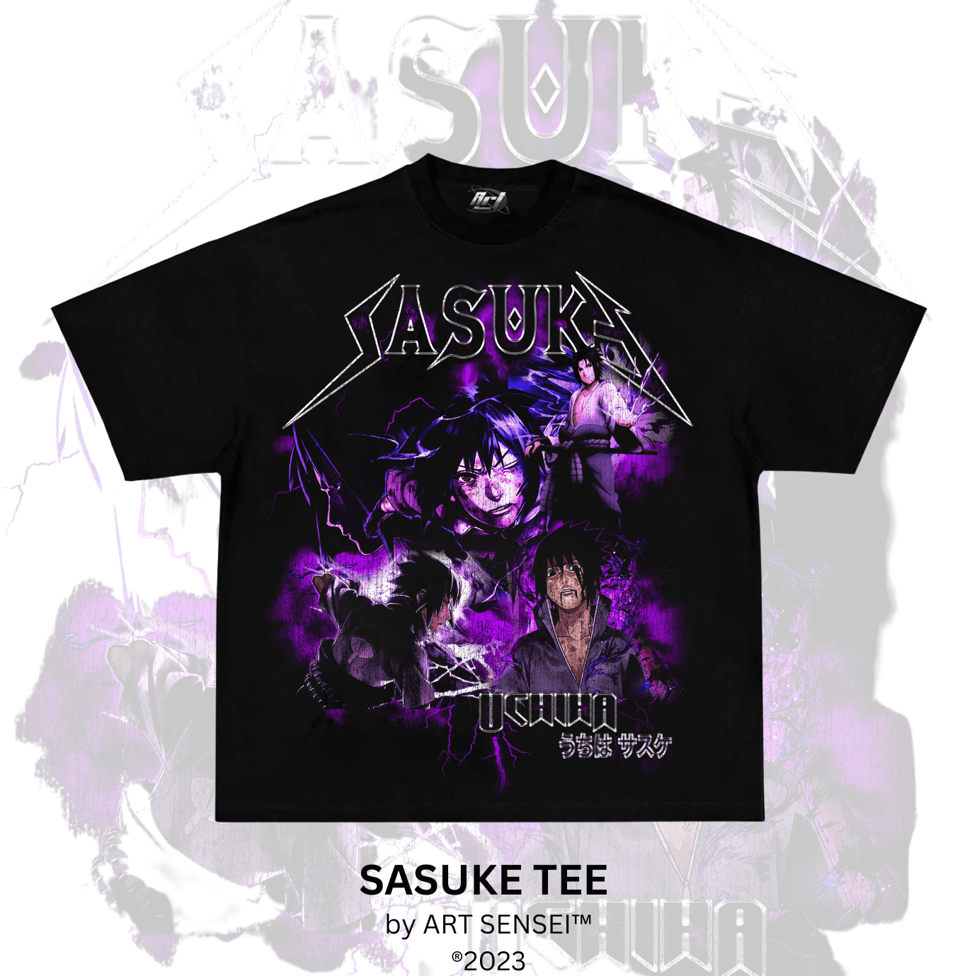 Art Sensei BLACK / S SASUKE TEE (B)