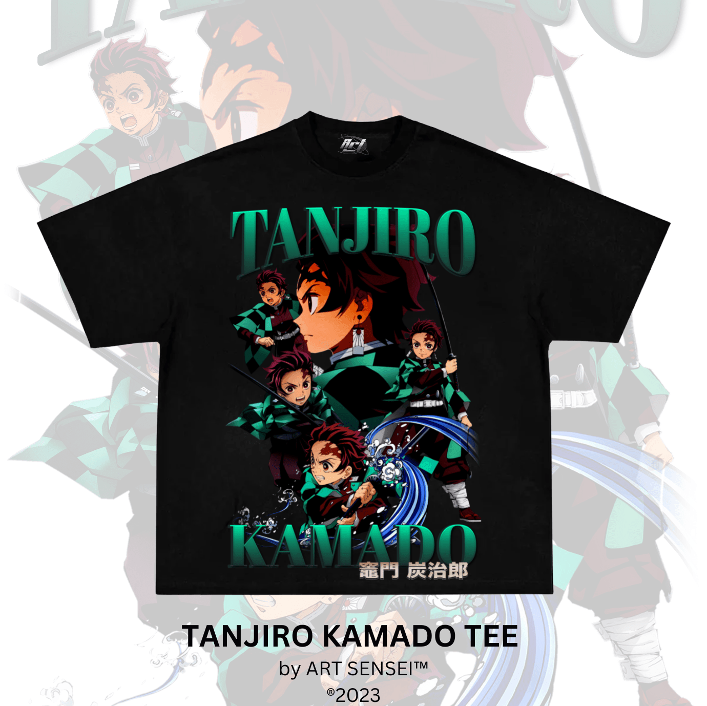 Art Sensei BLACK / S TANJIRO KAMADO TEE (B)