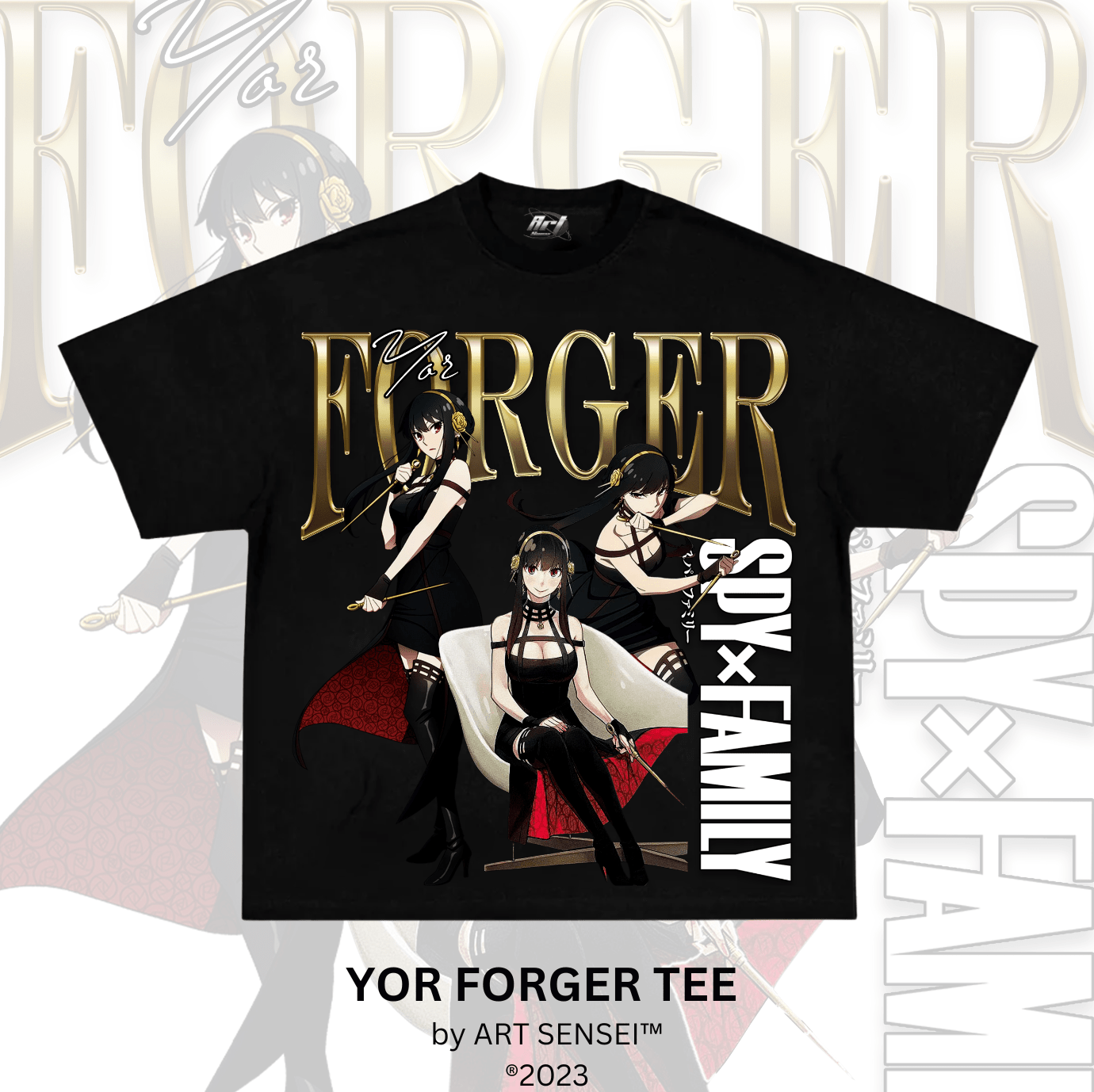 Art Sensei BLACK / S YOR FORGER TEE (P)