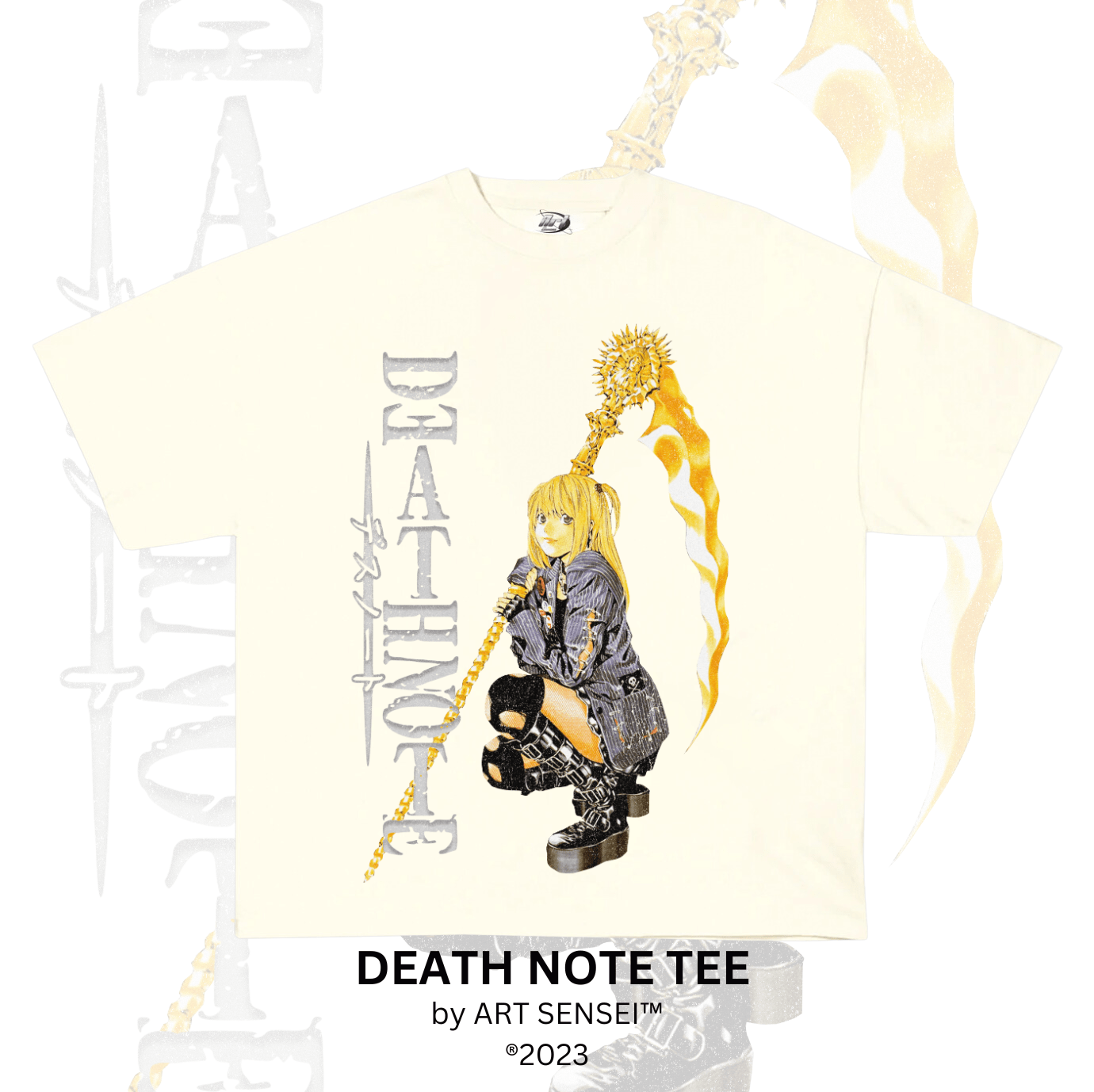 Art Sensei CREAM / S DEATH NOTE TEE (C)