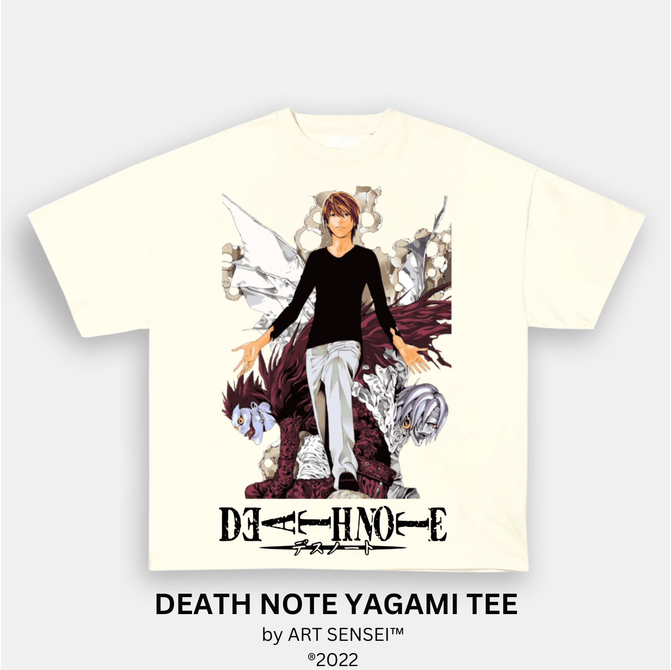 Art Sensei CREAM / S DEATH NOTE YAGAMI TEE (C)